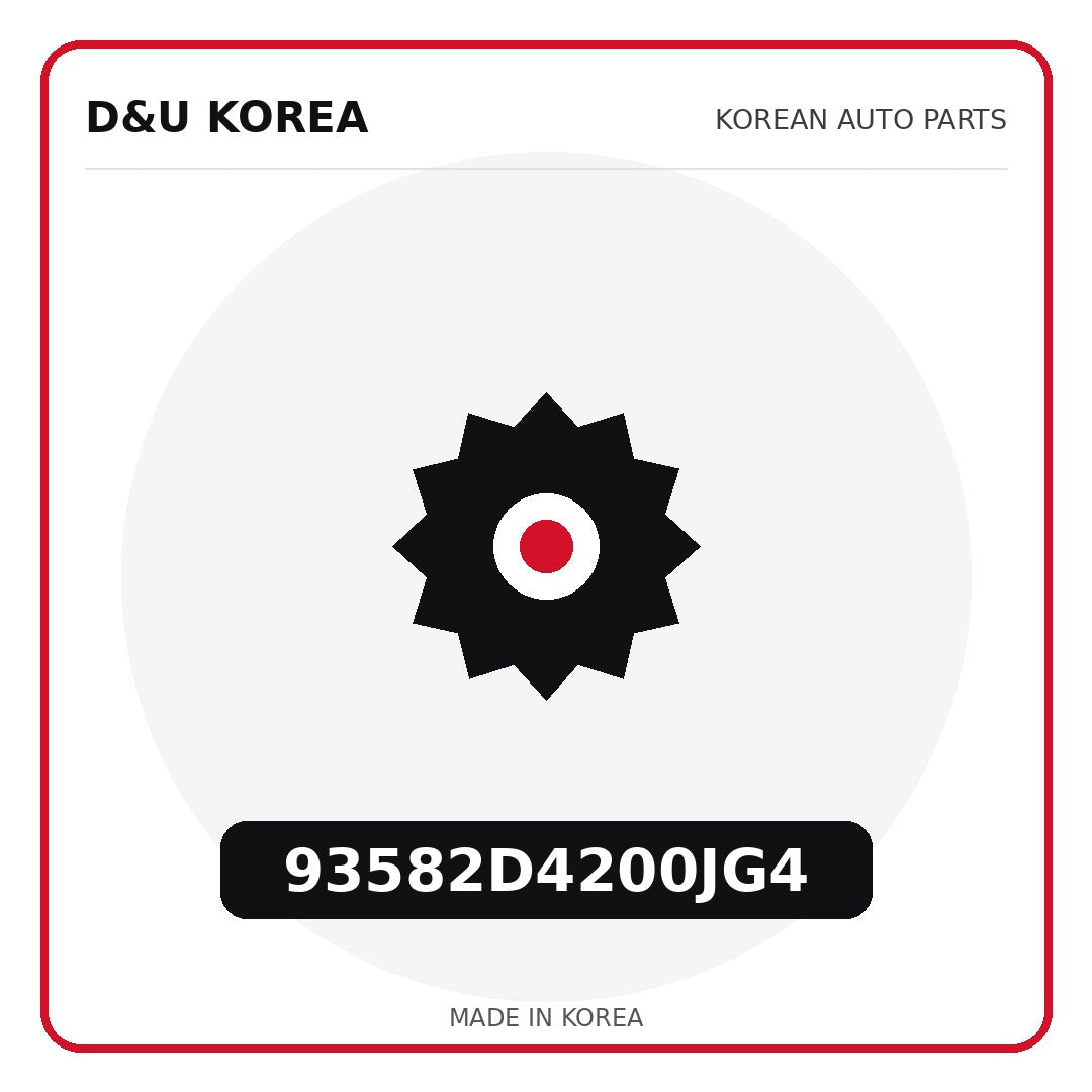 Genuine Mobis 93582D4200JG4  for Korean vehicles | D&U Korea