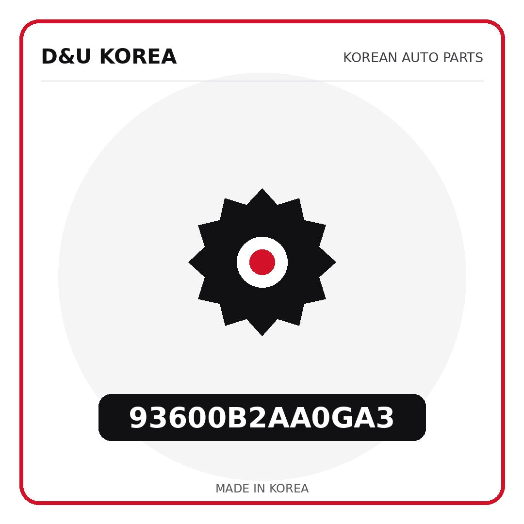 Genuine Mobis 93600B2AA0GA3  for Korean vehicles | D&U Korea