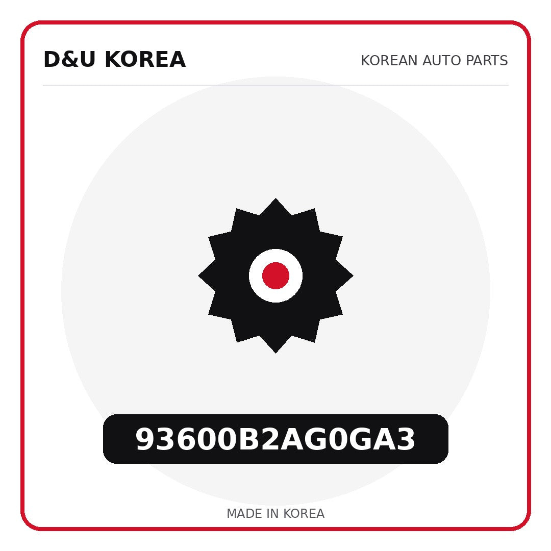 Genuine Mobis 93600B2AG0GA3  for Korean vehicles | D&U Korea