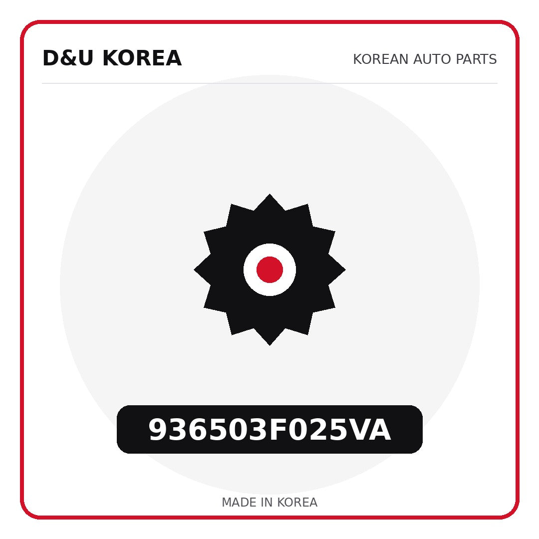 Genuine Mobis 936503F025VA  for Korean vehicles | D&U Korea