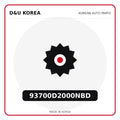 Genuine Mobis 93700D2000NBD  for Korean vehicles | D&U Korea