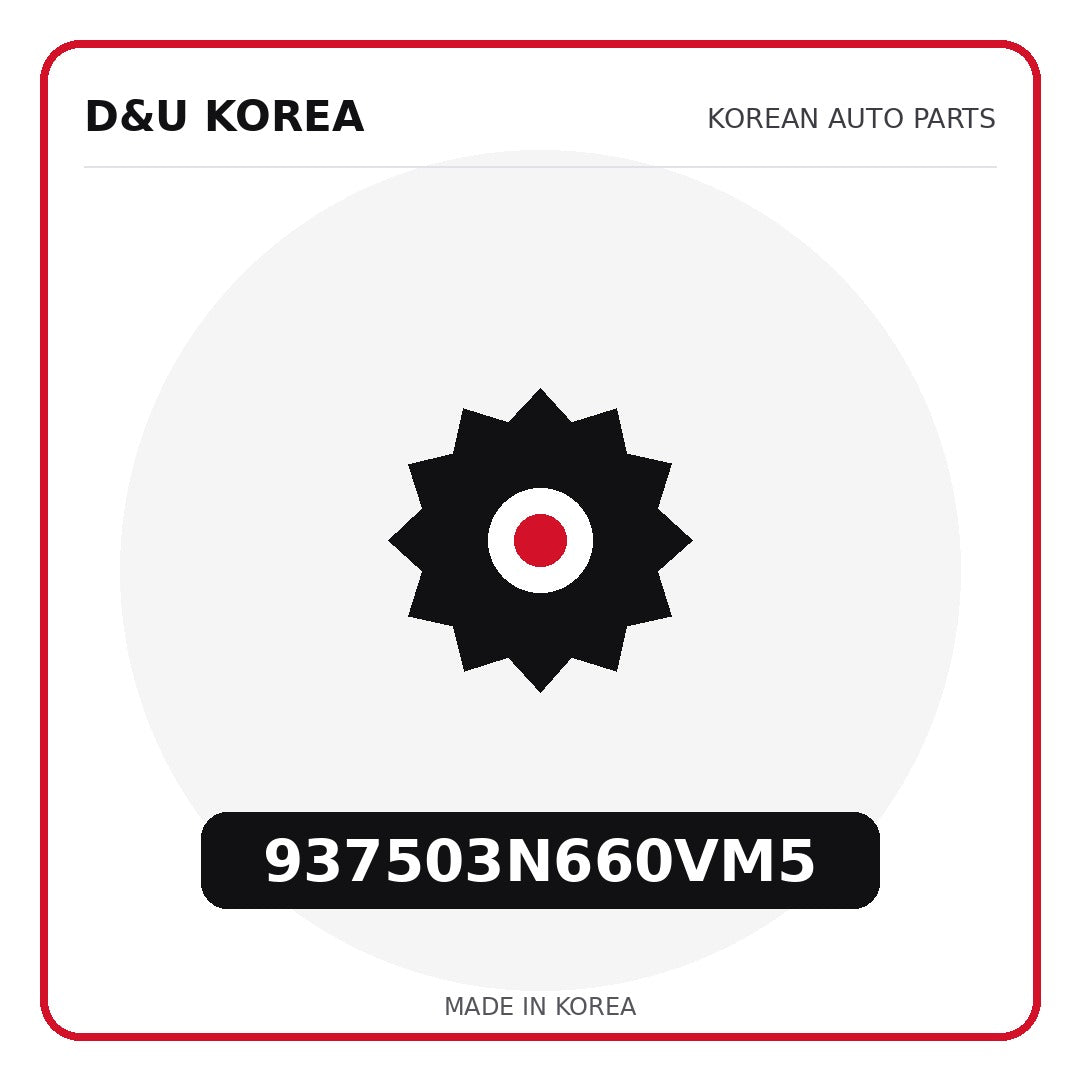 Genuine Mobis 937503N660VM5  for Korean vehicles | D&U Korea
