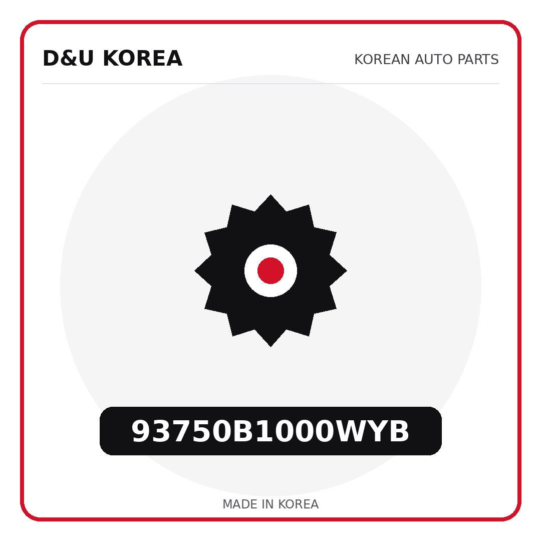 Genuine Mobis 93750B1000WYB  for Korean vehicles | D&U Korea