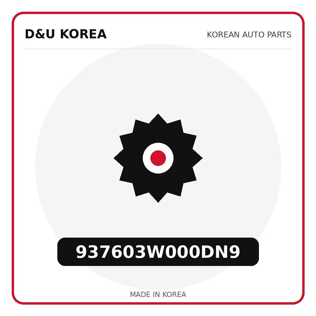 Genuine Mobis 937603W000DN9  for Korean vehicles | D&U Korea