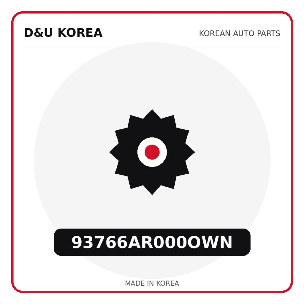 Genuine Mobis 93766AR000OWN  for Korean vehicles | D&U Korea