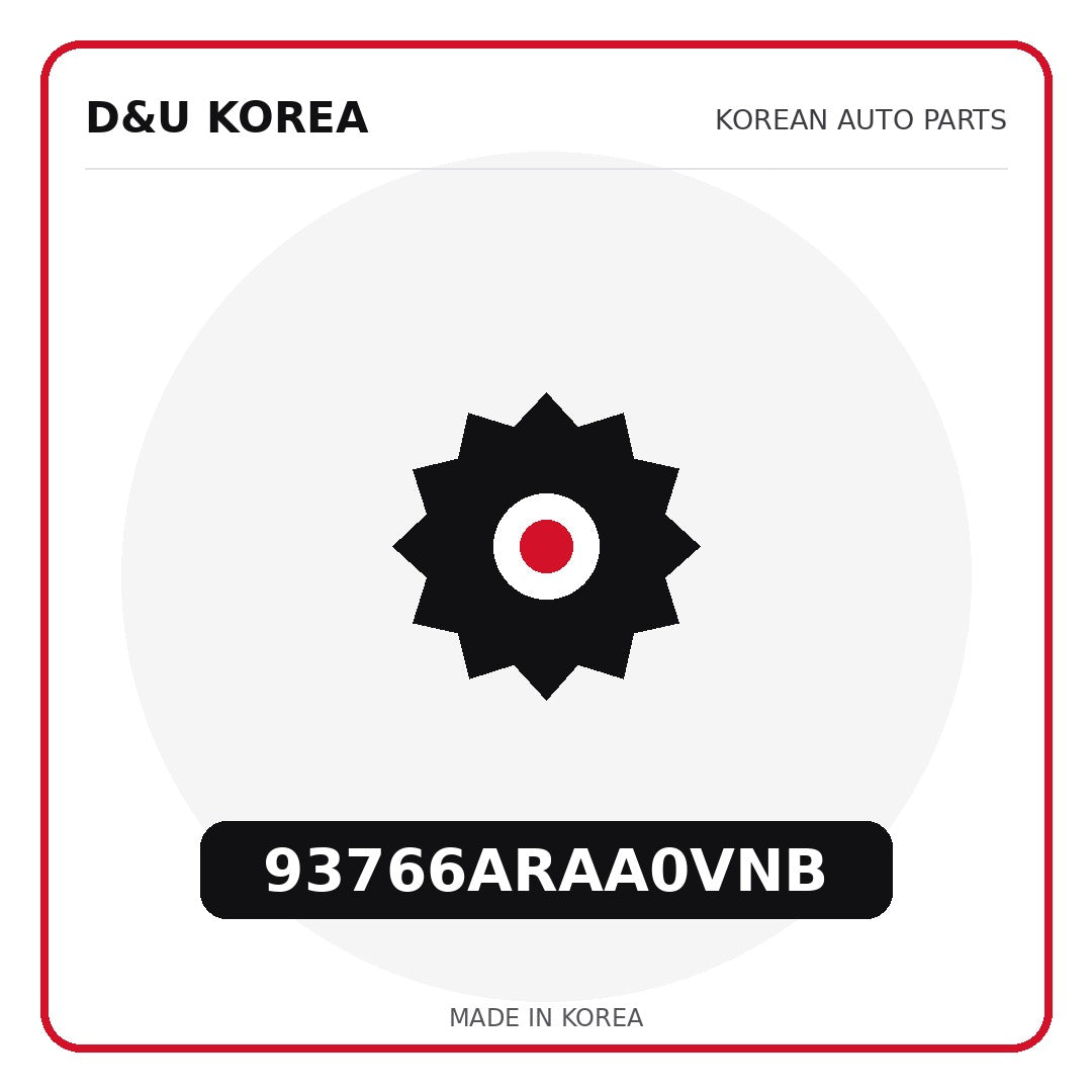 Genuine Mobis 93766ARAA0VNB  for Korean vehicles | D&U Korea