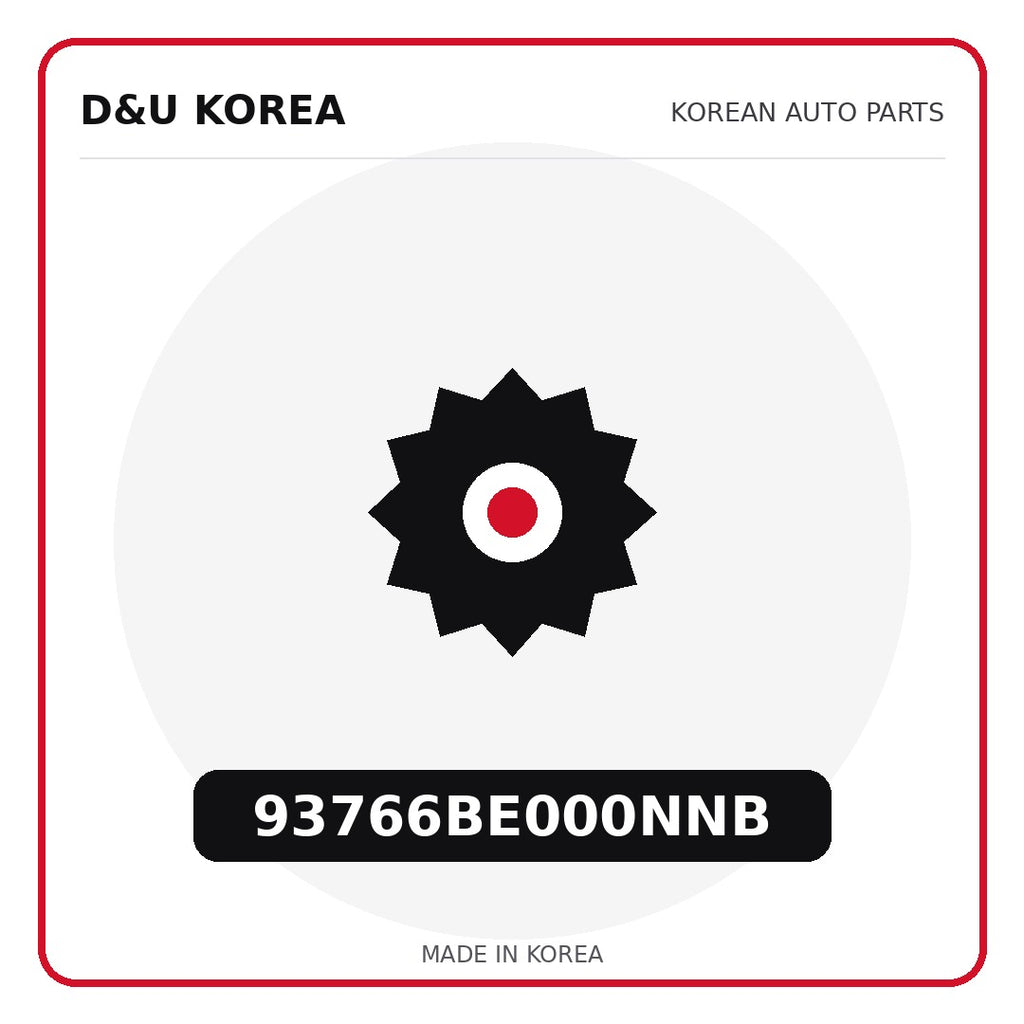 Genuine Mobis 93766BE000NNB  for Korean vehicles | D&U Korea