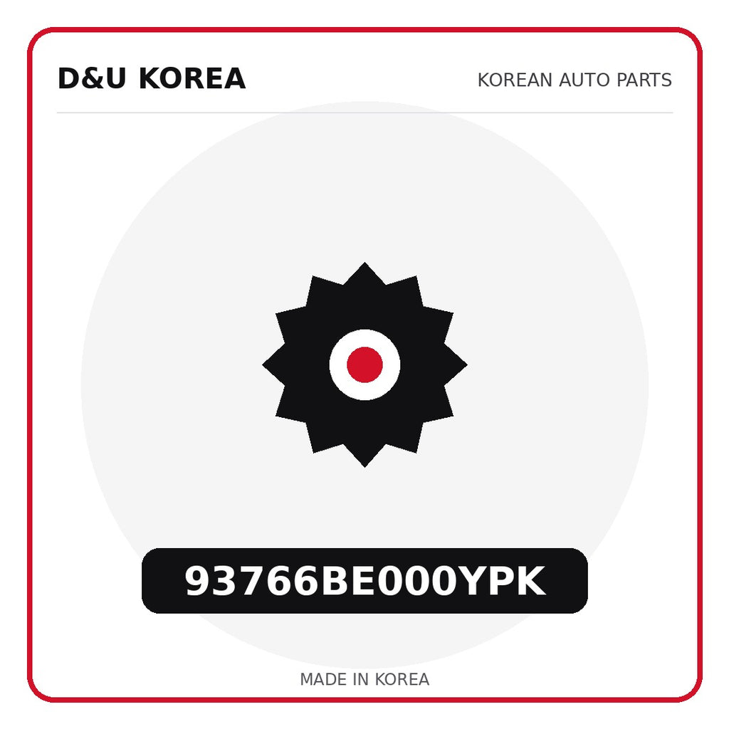 Genuine Mobis 93766BE000YPK  for Korean vehicles | D&U Korea