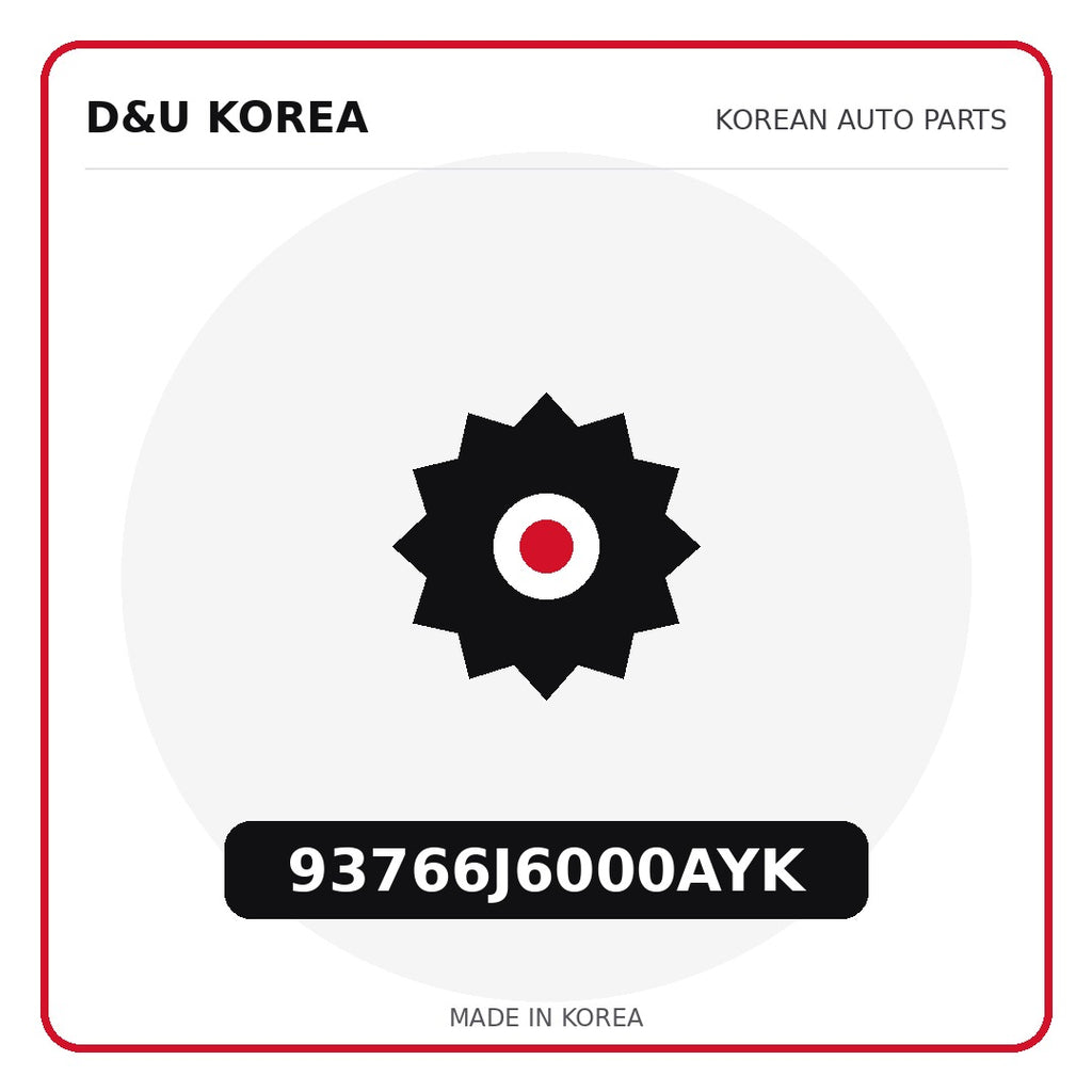 Genuine Mobis 93766J6000AYK  for Korean vehicles | D&U Korea