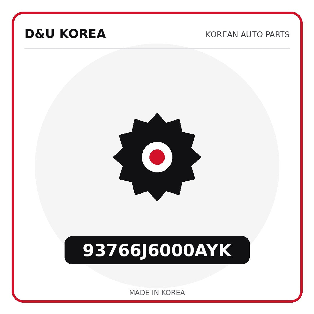 Genuine Mobis 93766J6000AYK  for Korean vehicles | D&U Korea