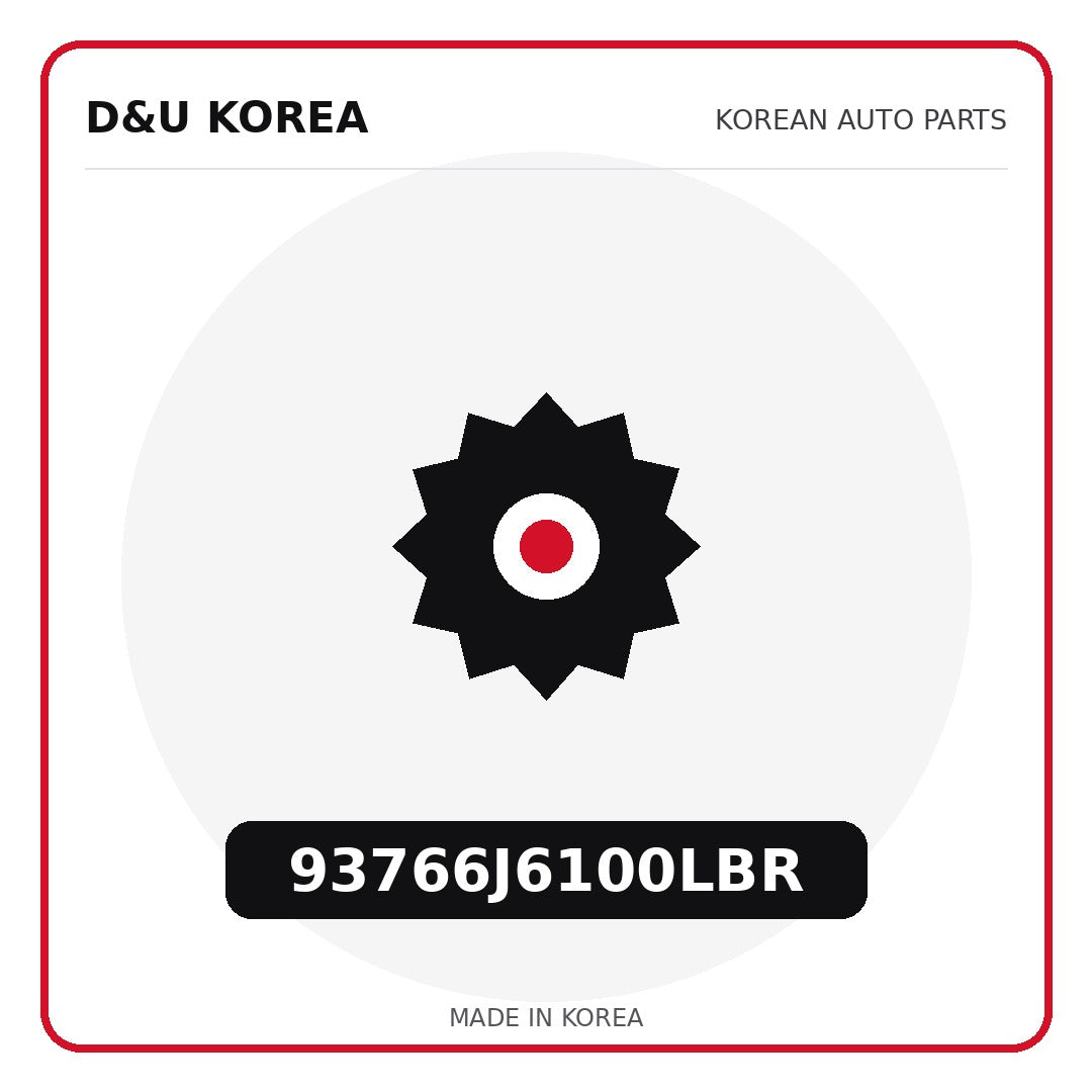 Genuine Mobis 93766J6100LBR  for Korean vehicles | D&U Korea