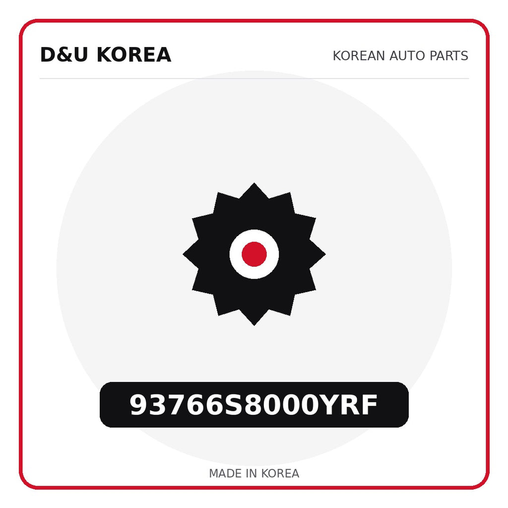Genuine Mobis 93766S8000YRF  for Korean vehicles | D&U Korea