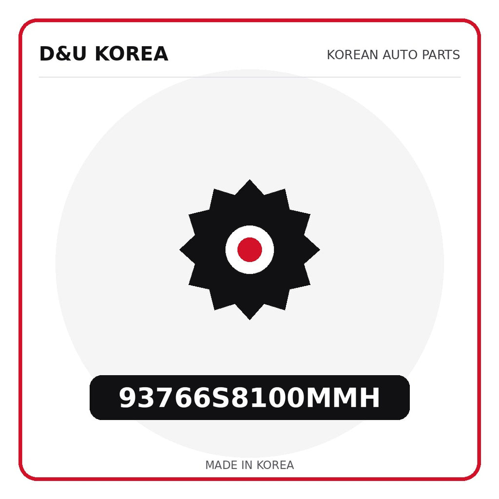 Genuine Mobis 93766S8100MMH  for Korean vehicles | D&U Korea