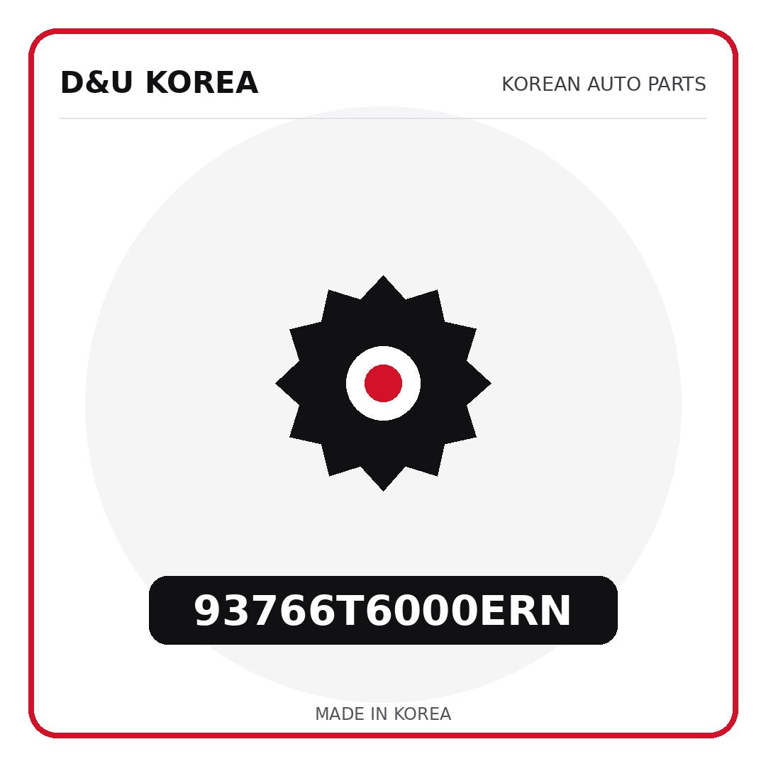 Genuine Mobis 93766T6000ERN  for Korean vehicles | D&U Korea