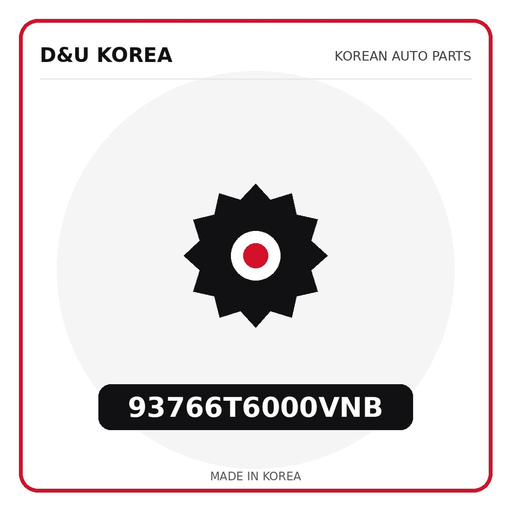 Genuine Mobis 93766T6000VNB  for Korean vehicles | D&U Korea
