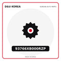 Genuine Mobis 93766XB000RZP  for Korean vehicles | D&U Korea
