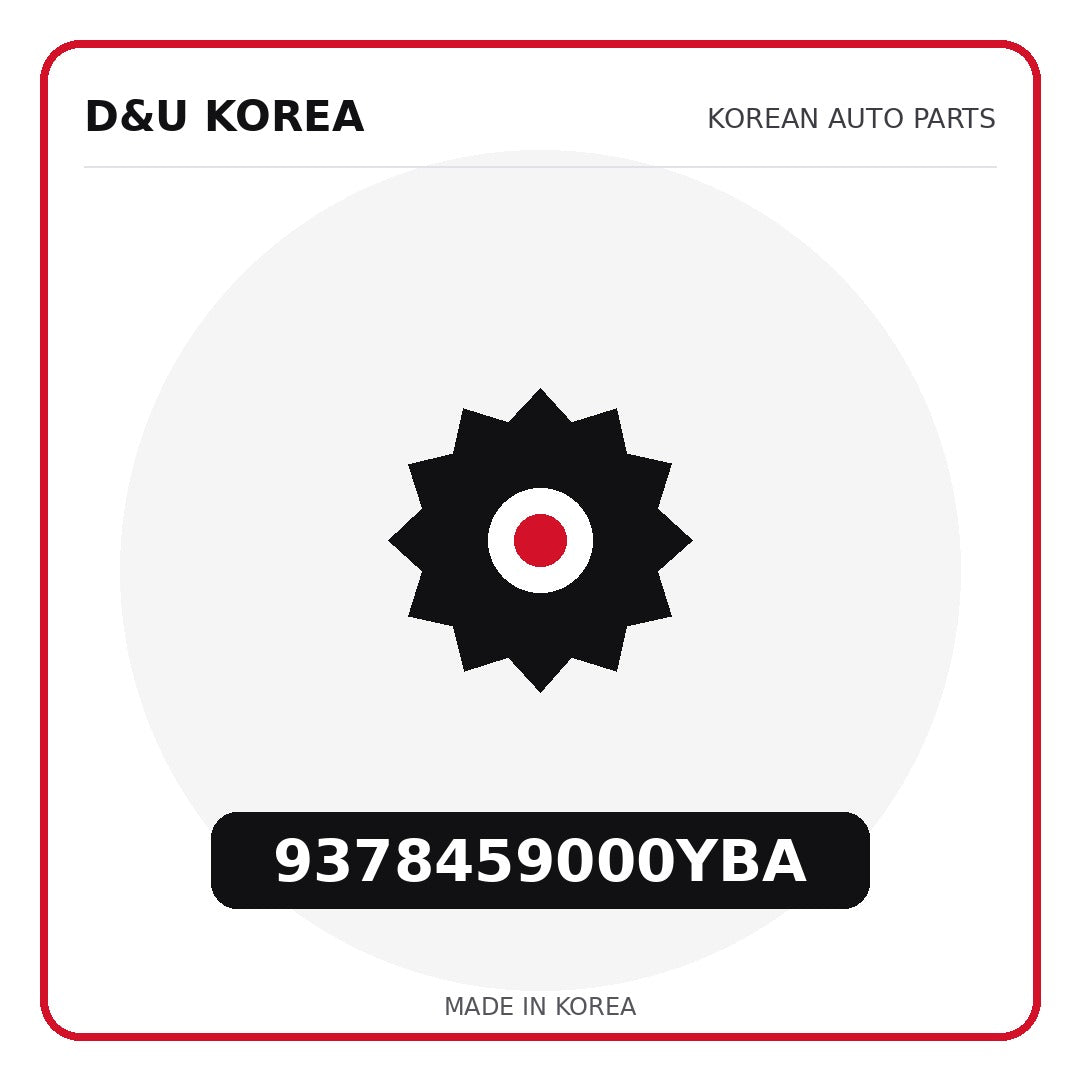 Genuine Mobis 9378459000YBA  for Korean vehicles | D&U Korea