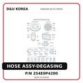 HOSE ASSY-DEGASING