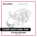 COVER ASSY-COWL TOP