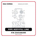 PIPE ASSY-FILL LINE