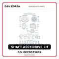 SHAFT ASSY-DRIVE,LH