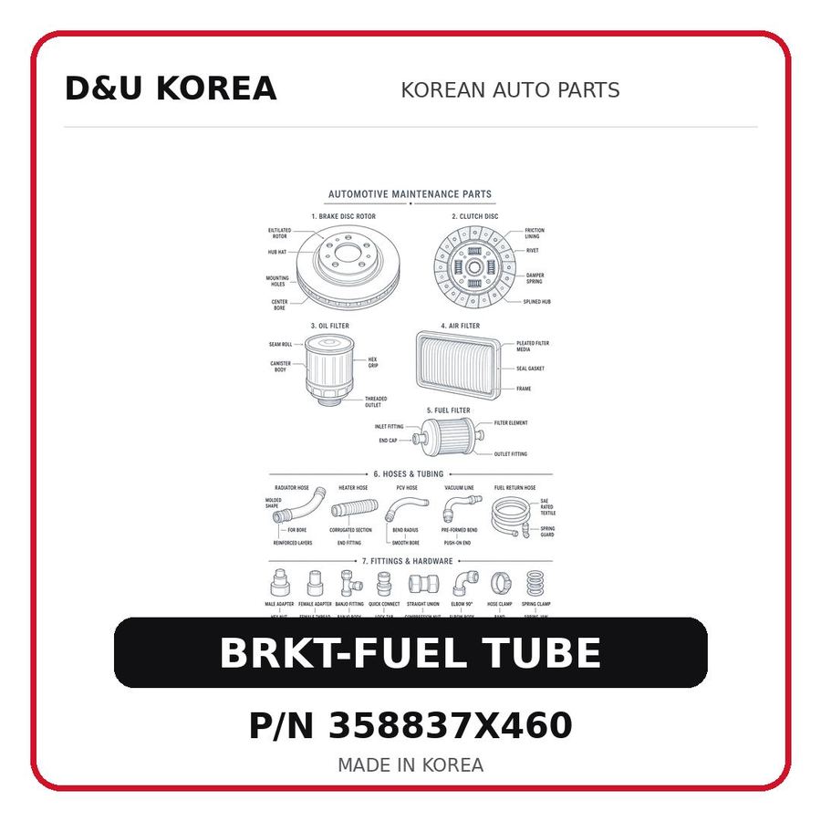 BRKT-FUEL TUBE