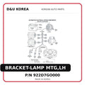 BRACKET-LAMP MTG,LH