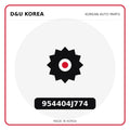 Genuine Mobis 954404J774  for Korean vehicles | D&U Korea