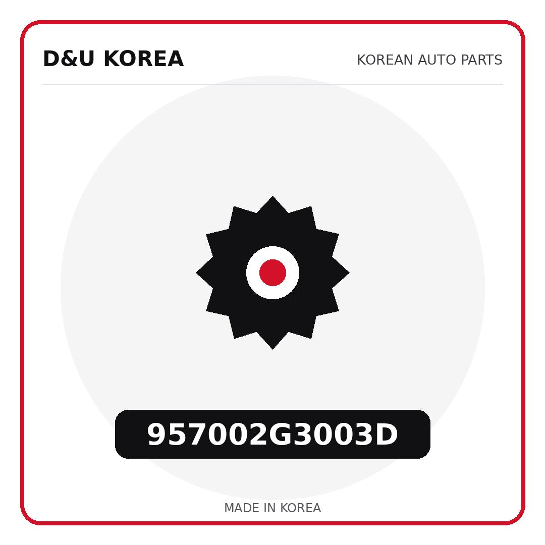 Genuine Mobis 957002G3003D  for Korean vehicles | D&U Korea