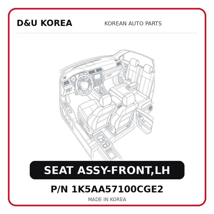 SEAT ASSY-FRONT,LH