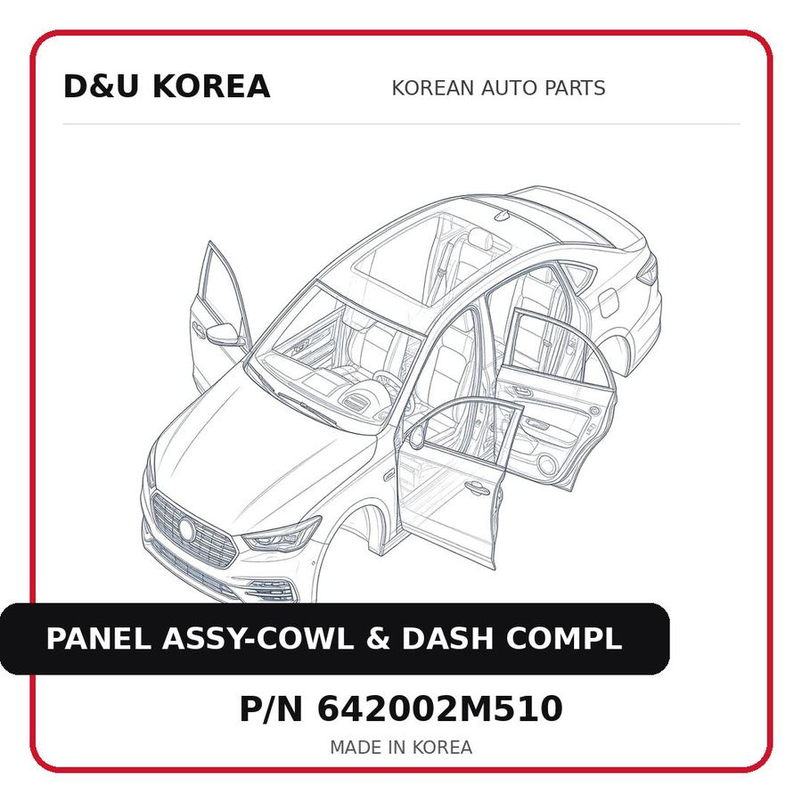 PANEL ASSY-COWL & DASH COMPL