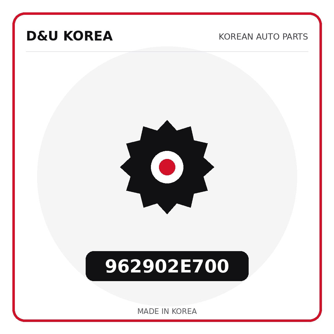 Genuine Mobis 962902E700  for Korean vehicles | D&U Korea