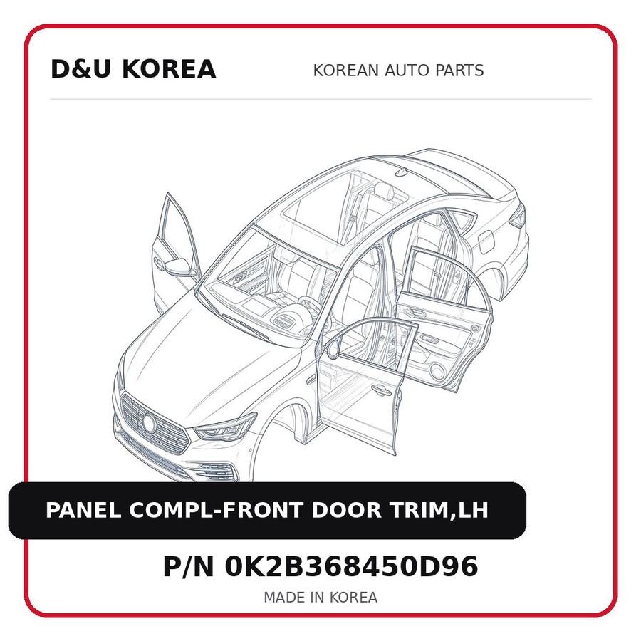 PANEL COMPL-FRONT DOOR TRIM,LH