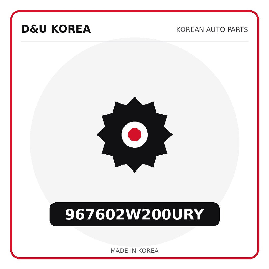 Genuine Mobis 967602W200URY  for Korean vehicles | D&U Korea