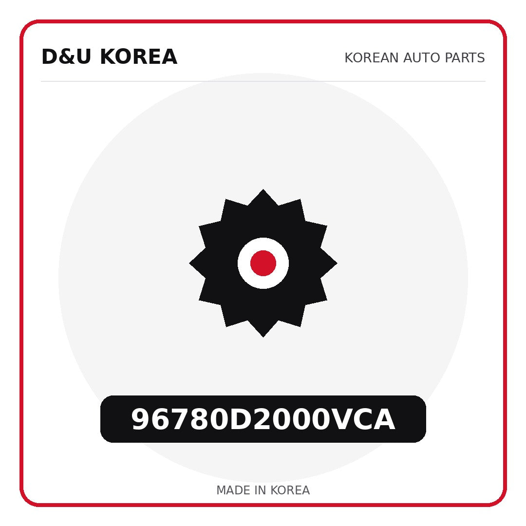 Genuine Mobis 96780D2000VCA  for Korean vehicles | D&U Korea