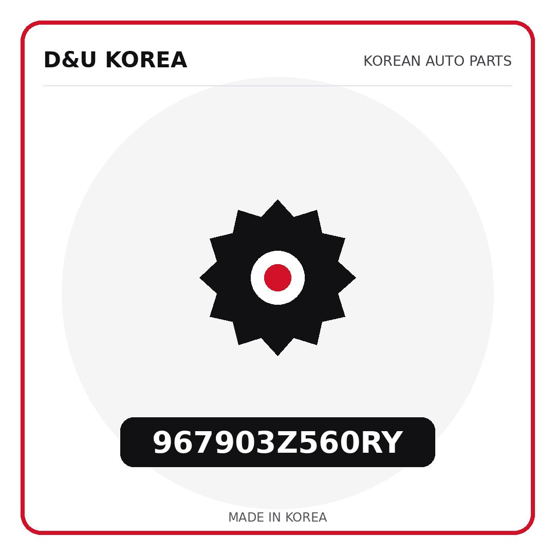Genuine Mobis 967903Z560RY  for Korean vehicles | D&U Korea