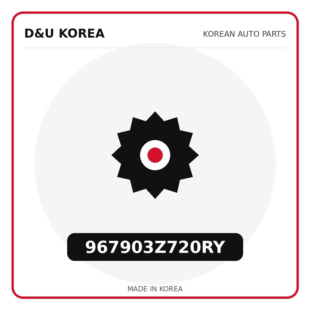 Genuine Mobis 967903Z720RY  for Korean vehicles | D&U Korea