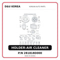 HOLDER-AIR CLEANER