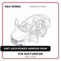 UNIT ASSY-POWER WINDOW MAIN