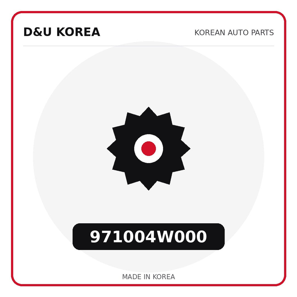 Genuine Mobis 971004W000  for Korean vehicles | D&U Korea