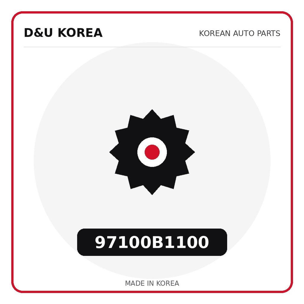 Genuine Mobis 97100B1100  for Korean vehicles | D&U Korea