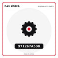 Genuine Mobis 971267A500  for Korean vehicles | D&U Korea