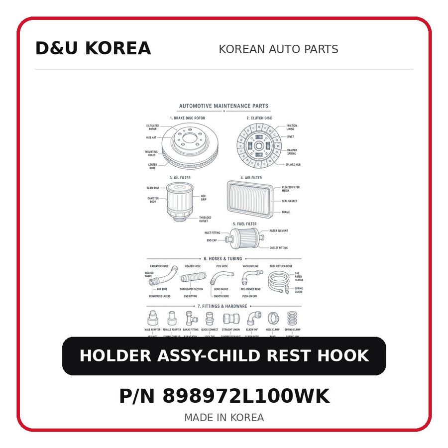HOLDER ASSY-CHILD REST HOOK