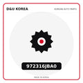Genuine Mobis 972316JBA0  for Korean vehicles | D&U Korea