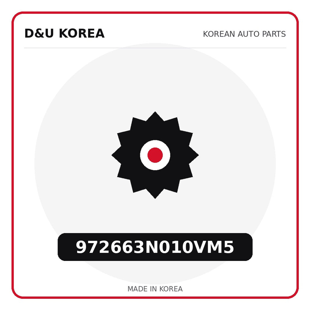 Genuine Mobis 972663N010VM5  for Korean vehicles | D&U Korea