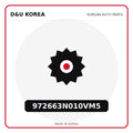 Genuine Mobis 972663N010VM5  for Korean vehicles | D&U Korea
