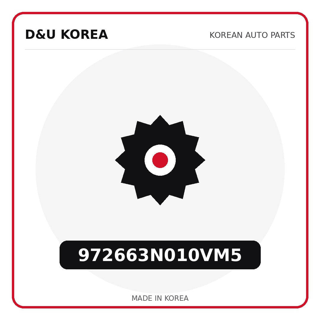 Genuine Mobis 972663N010VM5  for Korean vehicles | D&U Korea