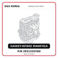 GASKET-INTAKE MANIFOLD