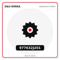 Genuine Mobis 977632J201  for Korean vehicles | D&U Korea