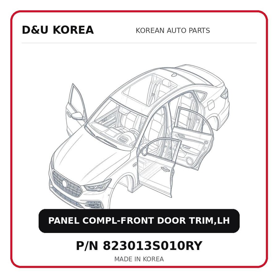 PANEL COMPL-FRONT DOOR TRIM,LH